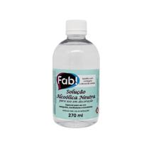 Solução alcoólica neutra 270ml - fab!