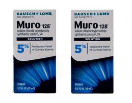 Solução Bausch & Lomb Muro 128 5% 15mL (pacote com 2)
