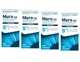 Solução Bausch + Lomb Muro 128 5% 15ml Pacote com 4