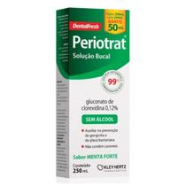 Solução Bucal Periotrat Menta Forte Sem Álcool 250ml