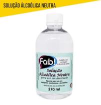 Solução Confeitaria Neutra P/ Diluir Pó Decoração 270ml Fab