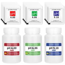 Solução de calibração do medidor de pH Buffer Powder, pacote com 15 ORAPXI