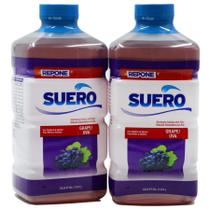 Solução de Eletrólitos REPONE Suero Zinco Uva 2x1L Solução de Eletrólitos REPONE Suero Zinco Uva 2x1L