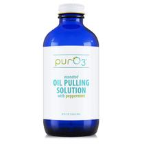 Solução de extração de óleo Puro3 Óleo ozonizado para dentes e gengivas 240 ml Solução de extração de óleo Puro3 Óleo ozonizado para dentes e gengivas 240 ml