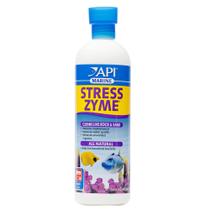Solução de limpeza API Marine Stress Zyme 473ml Saltwater