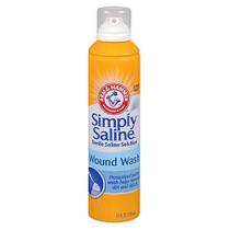 Solução de Limpeza para Feridas Simply Saline 3 Oz - Kit com 6 Unidades da Arm & Hammer