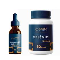 Solucao de lugol - 20ml + selenio 100 - 60 cps