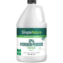 Solução de peróxido de hidrogênio SimpleNature 12% Food Grade 3.78L