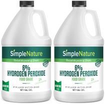 Solução de peróxido de hidrogênio SimpleNature 6% Food Grade 7,6 L
