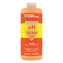 Solução de tamponamento líquido para baixo pH General Hydroponics 1L
