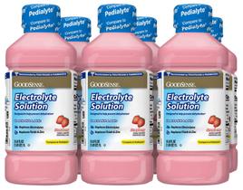 Solução eletrolítica GoodSense Strawberry 1L (pacote com 6) Solução eletrolítica GoodSense Strawberry 1L (pacote com 6)