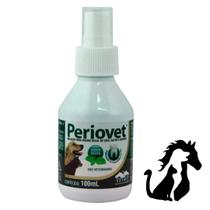 Solução Higiene Bucal Cães-Gatos Periovet Spray 100ml Vetnil