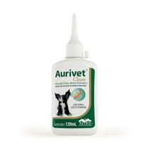 Solução Limpeza Otológica Aurivet Vetnil Cães/gatos 120ml