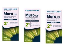 Solução Oftálmica Bausch + Lomb Muro 128 2% 15ml x3