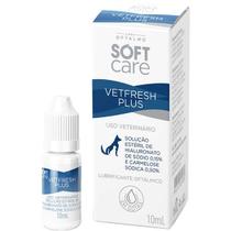 Solução Oftalmológica Soft Care Vetfresh Plus 10ml - Pet Society