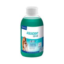 Solução Oral Virbac Aquadent Fr3sh 250ml para Cães e Gatos