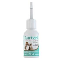Solução Otológica Aurivet Clean pH Neutro para Cães e Gatos com 50 ml Solução Otológica Aurivet Clean pH Neutro para Cães e Gatos com 50 ml