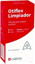 Solução Otológica Otiflex Limpiador 25ml Cães Gatos - Labyes