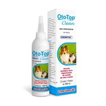 Solução Otológica Oto-top Clean Para Cães e Gatos - 100 ml - Chemitec