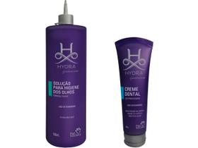 Solução Para Hig. Dos Olhos Hydra 500ml + Creme Dental 200g