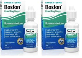Solução para lentes de contato Boston Rewetting 10 mL (pacote com 2)