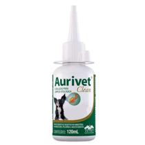 Solução para Limpeza Otológica Vetnil Aurivet Clean 120 ml