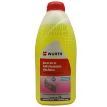 Solução Radiador Orgânico 50% Concentrado Amarelo De 1 Litro Renault - wurth