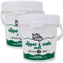 Solução Removedora de Manchas Jack's Magic JMCOPPER5 Cobre e Incrustações, Kit com 2 Solução Removedora de Manchas Jack's Magic JMCOPPER5 Cobre e Incrustações, Kit com 2