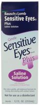 Solução Salina Sensitive Eyes Plus 355 ml com Potássio Solução Salina Sensitive Eyes Plus 355 ml com Potássio
