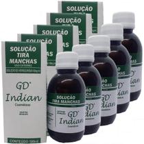 Solução Tira Manchas Escuras Da Pele Gd Indian 100Ml 5 Potes