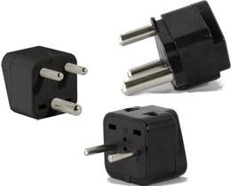 Soluções de plug-in de adaptador de viagem dos EUA para a Índia, tipo E/F/M