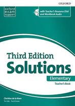 Solutions Elementary - Teachers Book With Teachers Resource Disk Pack And Workbook Audio - Third E - OXFORD