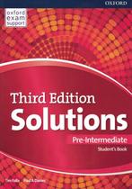 Solutions pre-intermediate sb and online practice pack - 3rd ed - OXFORD UNIVERSITY