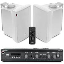 Som Ambiente Jbl Bluetooth Studios Manicure Lojas Usb Controle Remoto + 2 Caixas Jbl Parede