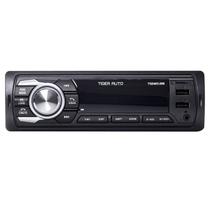 Som Automotivo Auto Rádio FM MP3 Player com Bluetooth USB - Tiger Auto