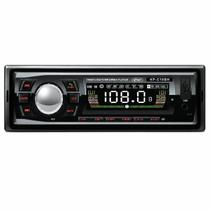 Som Automotivo Bluetooth Auto Radio 60Wx4 FM USB TF MP3 Player LED Carro Controle Remoto Chamada Telefone KP-C18BH