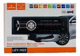 Som automotivo com USB, bluetooth e leitor de cartão SD