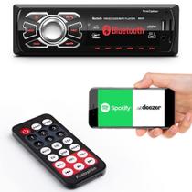 Som automotivo First Option 6630BSC com USB, bluetooth e leitor de cartão SD