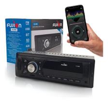 Som Automotivo Fujion Com Usb, Bluetooth Leitor De Cartão Sd