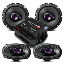 Som Automotivo Kit 4 Alto Falante Pioneer 6 Pol + 6x9 Polegadas 300w Rms Total 69 + Módulo Stetsom Som Automotivo Kit 4 Alto Falante Pioneer 6 Pol + 6x9 Polegadas 300w Rms Total 69 + Módulo Stetsom