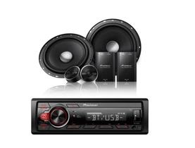 Som Automotivo Mp3 Mvh-s218bt E Kit 2 Vias Ts-c1790br Pioneer