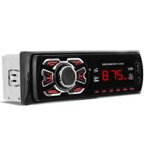 Som Automotivo MP3 Player 1Din Bluetooth USB SD Auxiliar P2 Rádio FM Controle Remoto Ruchi NT90003BT