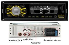 Som automotivo ohpro usb mp3 sd card radio am/fm - c/ led Som automotivo ohpro usb mp3 sd card radio am/fm - c/ led