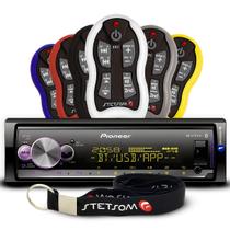 Som Automotivo Pioneer Bluetooth Usb Atende Ligação Radio Mvh-x3000br + Controle Stetsom 500m