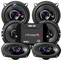 Som Automotivo Pioneer Com 6 Alto Falantes 4 Portas e Tampão Traseiro + Amplificador Stetsom
