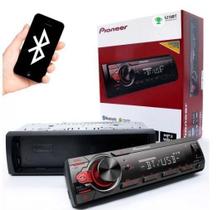 Som Automotivo Pioneer MP3 Player Rádio am/fm Bluetooth USB Auxiliar MVH-S218BT