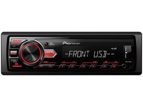 Som Automotivo Pioneer MP3 Player - Rádio AM/FM, Entrada USB e Auxiliar - MVH-98UB