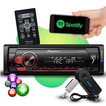 Som Automotivo Pioneer Mvh-s118ui Mixtrax Mp3 Usb Controle Remoto Spotify + Adaptador Bluetooth