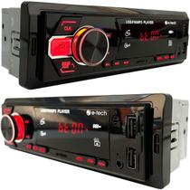 Som automotivo Radio FM mp3 SD 2 entrada USB Aparelho Auto Radio
