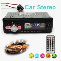 Som Automotivo Rádio FM USB Cartão SD com Bluetooth 50 watts MP3 Player Para Carro Entrada Auxiliar